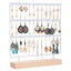 Nordic Style Multi-Layer Metal and Wood Jewelry Display Rack