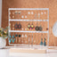 Nordic Style Multi-Layer Metal and Wood Jewelry Display Rack