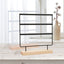 Nordic Style Multi-Layer Metal and Wood Jewelry Display Rack