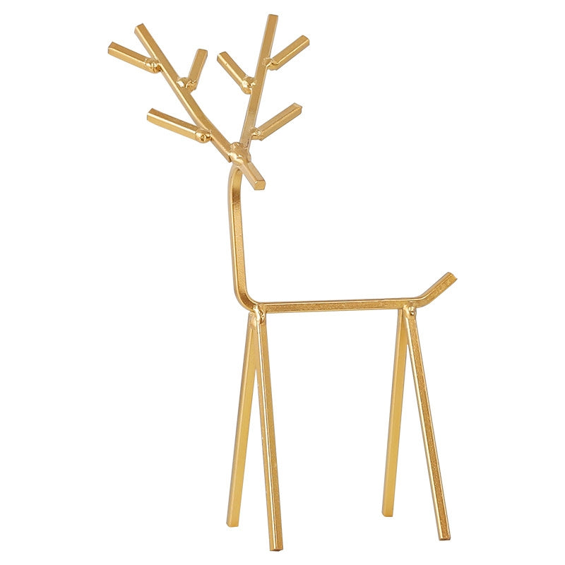 Nordic Style Deer Metal Jewelry Organizer Stand