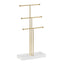 Nordic T-Shape Metal Jewelry Display Stand with Multi-Tier Design