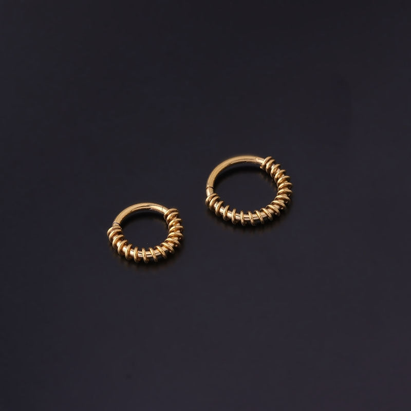 Fashion Circle 316 Stainless Steel Seamless Nose Rings & Studs