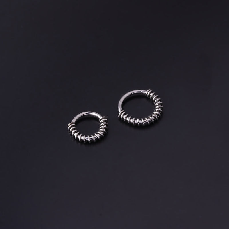 Fashion Circle 316 Stainless Steel Seamless Nose Rings & Studs