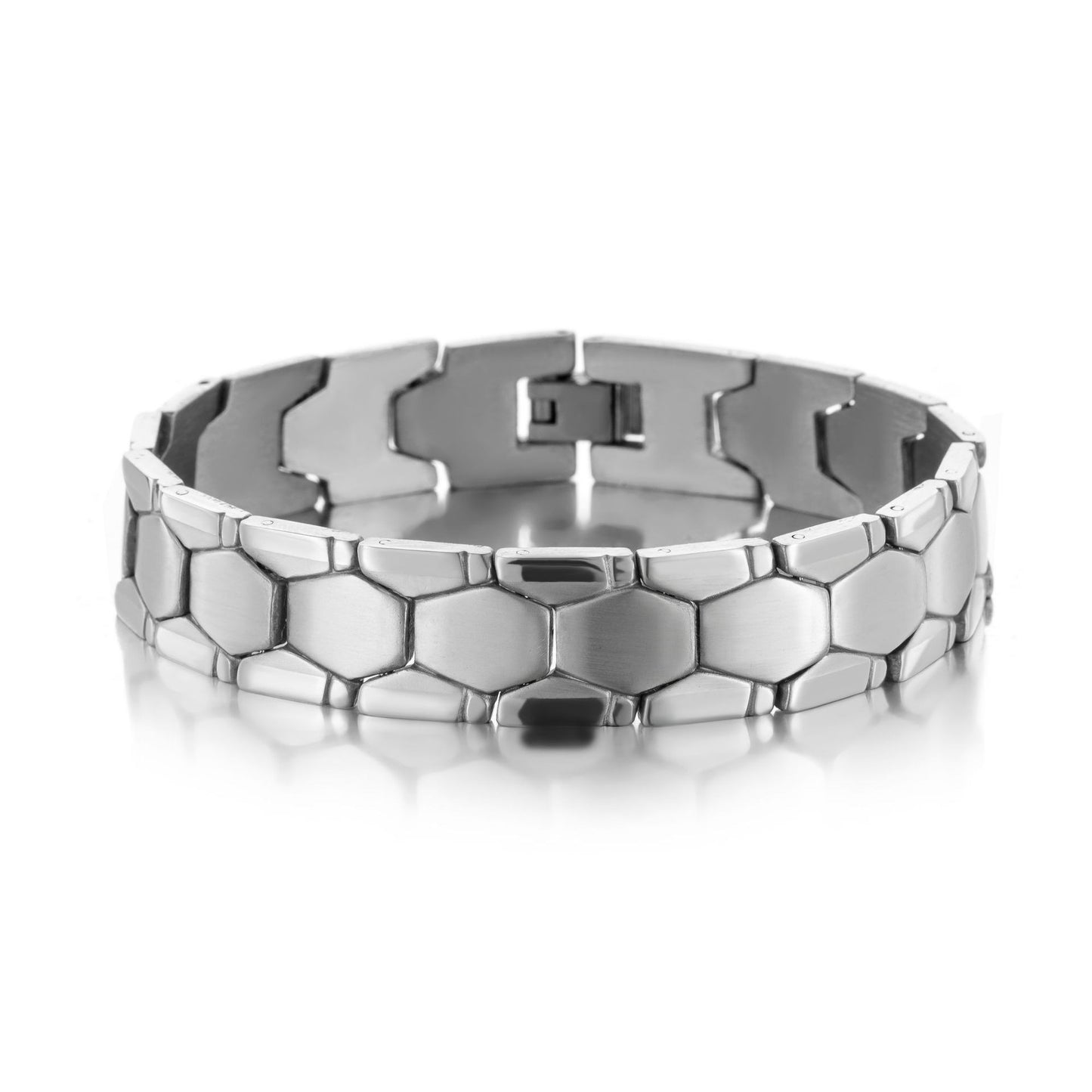 British Style Stainless Steel Ball Men's Bracelet