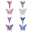 Novelty Butterfly Alloy Plating White Gold Plated Belly Ring