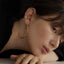 Geometric Alloy Plated Irregular Ear Cuff Clips for Women