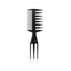 Geometric Solid Color Multi-Functional Plastic Hair Comb for Men's Styling