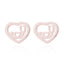 Stainless Steel Geometric Rose & Animal Stud Earrings Set