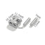 1 Set Adjustable 304 Stainless Steel Polished Jewelry Buckle for DIY Accessories