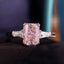 Fashion Square Alloy Zircon Engagement Ring for Women