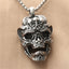 Men's Retro Skull Stainless Steel Pendant Necklace