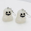 1 Pair Halloween Cartoon Character Glow-in-the-Dark Ghost Pumpkin Resin Drop Earrings