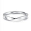 Simple Sterling Silver Adjustable Couple Rings