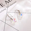 Simple Heart Shape Crystal Glass Women's Drop Earrings