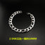 Hip-hop Stainless Steel Titanium Plated Bracelet for Men and Women