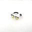 Novelty Mini Glasses Adjustable Open Metal Rings for Women