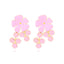 IG Style Sweet Enamel Flower Zinc Alloy Earrings