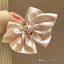 Elegant Satin Bow Hair Claw Clip for Women