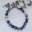 Ethnic Colorful Natural Stone Beaded Bracelet with Agate and Tiger Eye 8mm