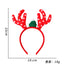 Christmas Reindeer Antler Headband Geometric Party Decorations