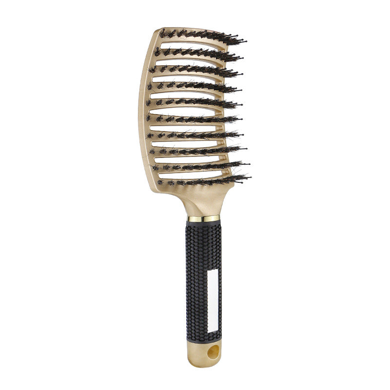 Curved Bristle Hair Comb Set for Styling and Slicked Back Hairstyles