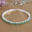 Simple Square Ferroalloy Rhinestone Women's Stretch Bracelet