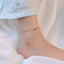 Fashion Disc Tassel Stainless Steel Anklet 18k Gold Beach Leg Chain Jewelry