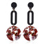 Korean Geometric Acrylic Statement Earrings