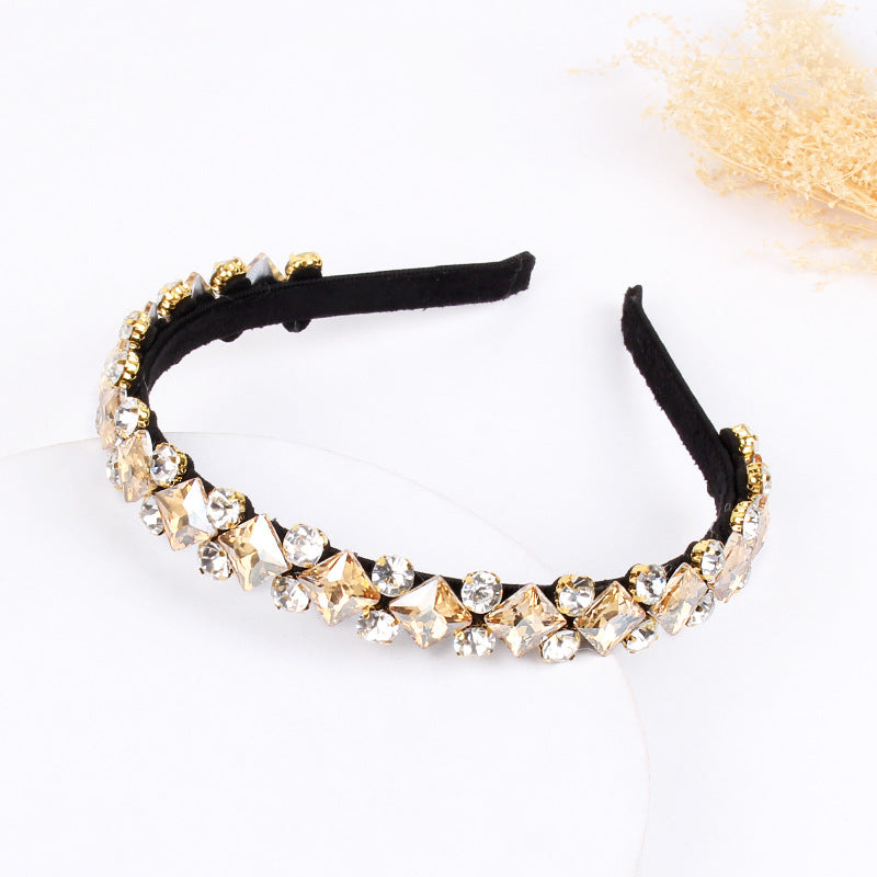 Women's Elegant U-Shape Rhinestone Hairband