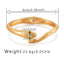 Wholesale Jewelry Simple Style Commute Snake Alloy Rhinestones Plating Inlay Bangle