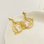 Fashion Cartoon Enamel Butterfly Bow Drop Earrings