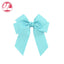 Fashion Handmade Double Streamer Polyester Ribbed Satin Ribbon Bow Hair Clip Accessories