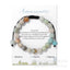 Casual Geometric Natural Stone Handmade Rope Bracelets with Card Elements