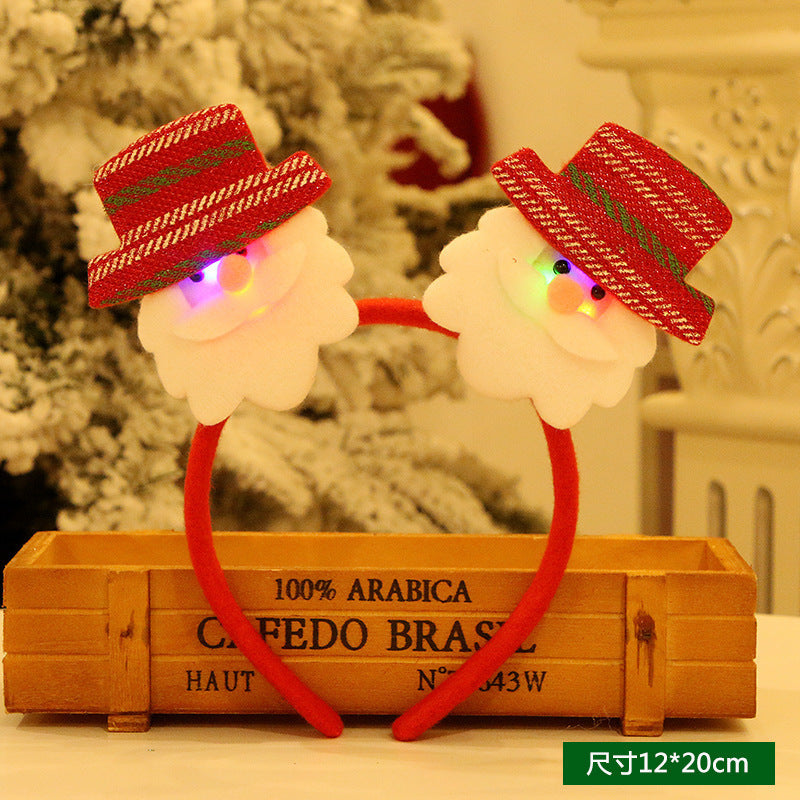 Christmas LED Double Headband Party Decoration Accessory