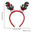 Christmas Reindeer Antler Headband Geometric Party Decorations