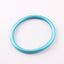 Elegant Gold Foil Silicone Women's Bangle Bracelet