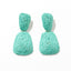 1 Pair Bohemian Geometric Rattan Weave Drop Earrings for Women