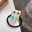 Women's Owl Rhinestone Acetate Hair Ring - Fashionable Ponytail Holder