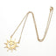 Retro Sun Titanium Steel Plating Necklace