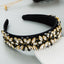 Women's Baroque Rhinestone Geometric Crystal Wide-Brimmed Headband