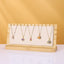 Modern Artistic Bamboo Wood Jewelry Display Stand