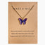 Creative Pearl Feather Clavicle Chain Retro Letter Butterfly Elephant Cat Alloy Necklace