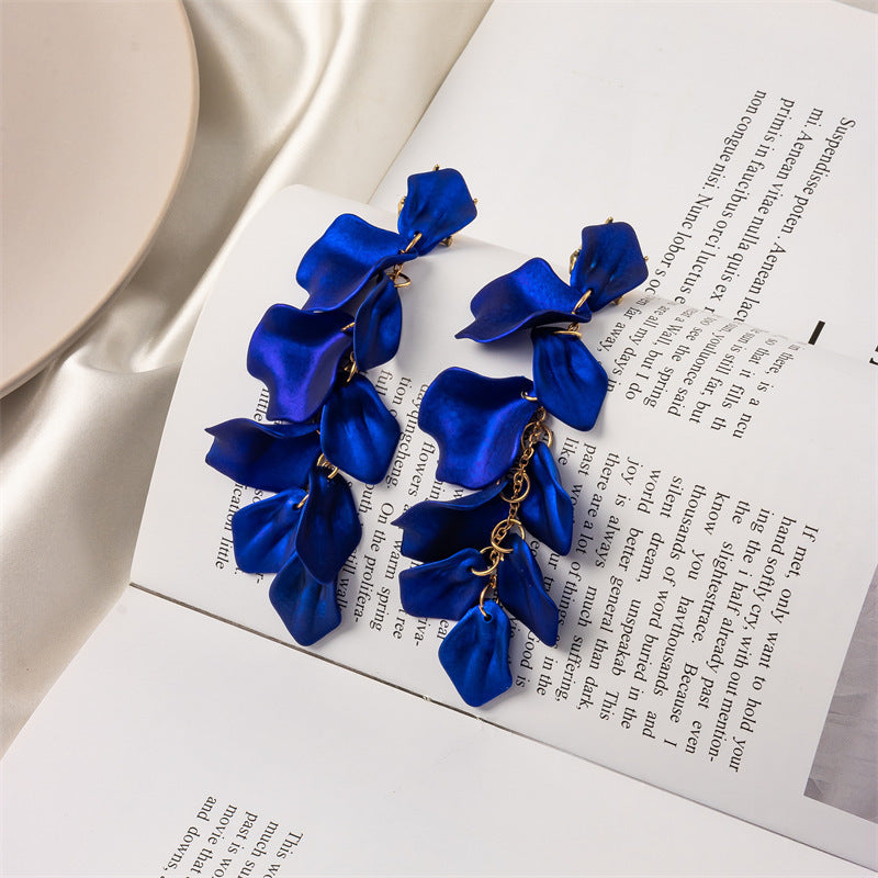 IG Style Retro Flower Arylic Plating Women'S Drop Earrings