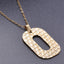 Simple Geometric 18K Gold Plated Stainless Steel Women's Pendant Necklace