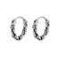 Hip-hop Geometric Titanium Steel Twisted Chain Unisex Earrings