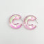 Aurora Candy Color Acrylic C-Shape Earrings for Women