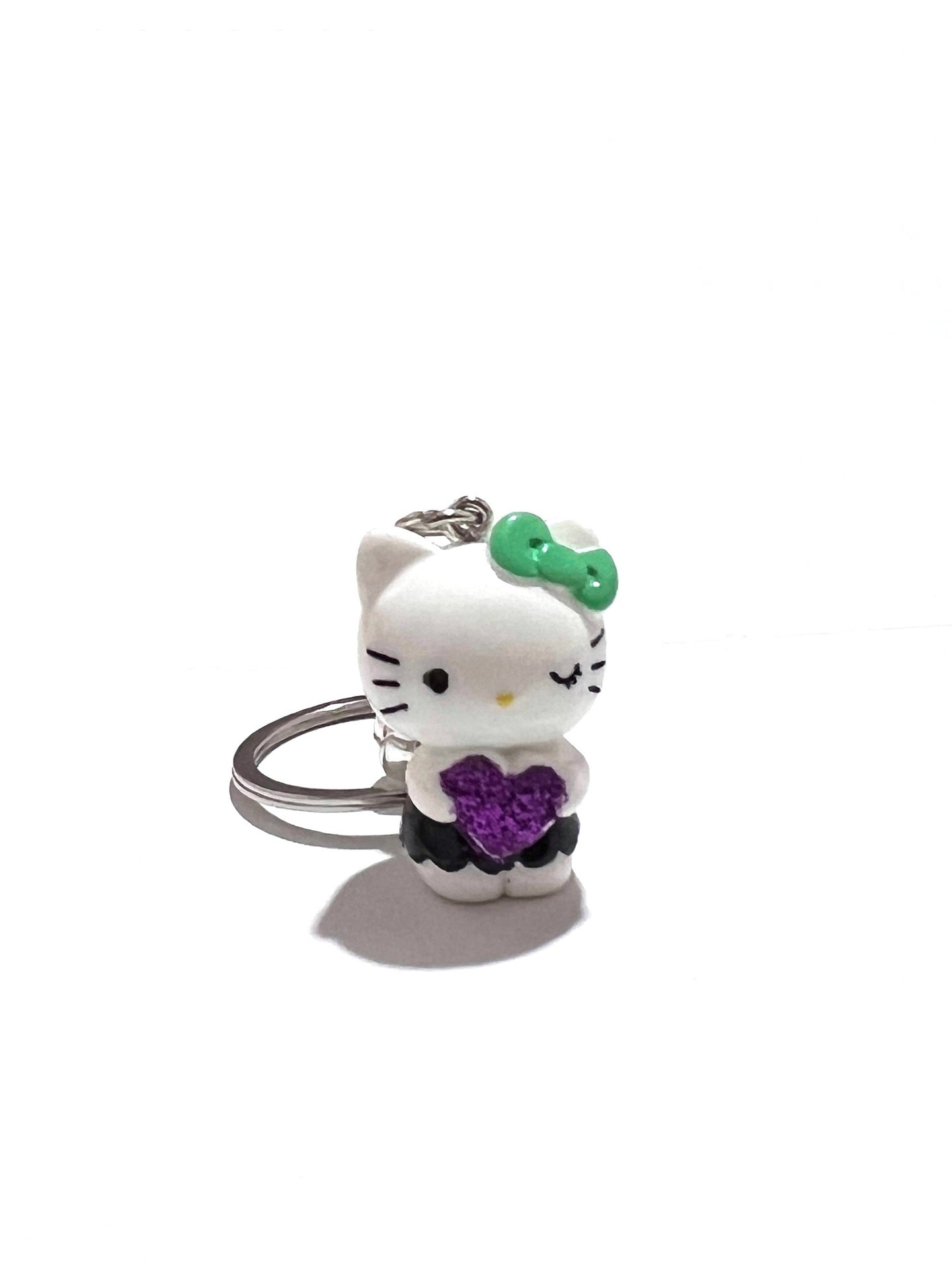 Cute Animal Resin Hedgehog and Bear Keychain Pendant