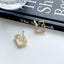 Simple New Trendy Korean Square Hoop Earrings Wholesale