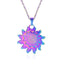 Wholesale 18K Gold Plated Sun Pendant Necklace Stainless Steel