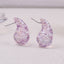 Exaggerated Acrylic Water Droplet Stud Earrings